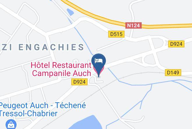Hotel Restaurant Campanile Auch Map