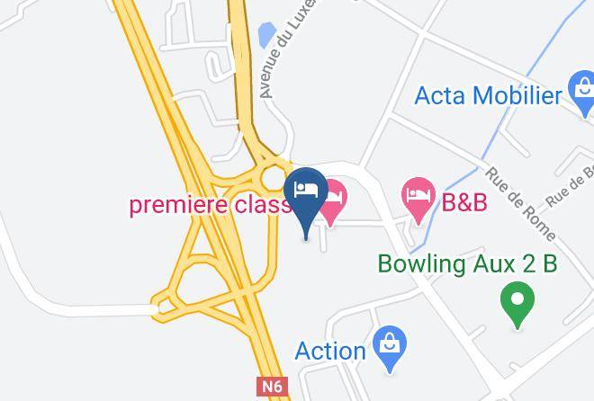 Hotel Restaurant Campanile Auxerre Map