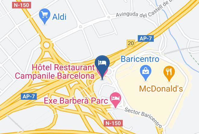 Barcelona - Hotel Restaurant Campanile Barcelona Maps