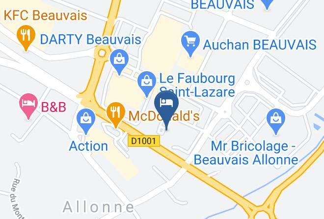 Oise - Hotel Restaurant Campanile Beauvais Maps