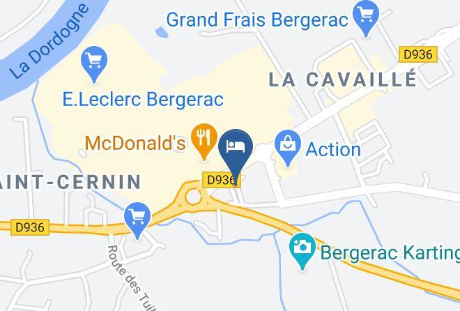 Dordogne - Hotel Restaurant Campanile Bergerac Maps