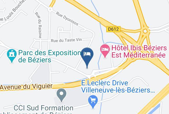 Herault - Hotel Restaurant Campanile Beziers Maps