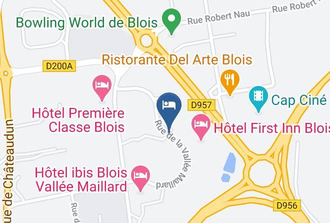 Loir Et Cher - Kyriad Blois Nord Maps