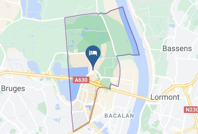 Hotel Restaurant Campanile Bordeaux Le Lac Map