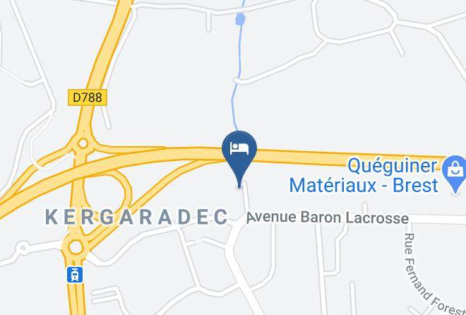 Finistere - Hotel Restaurant Campanile Brest Maps