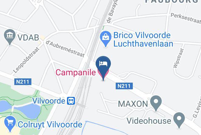 Flemish Brabant - Campanile Brussel Vilvoorde Maps
