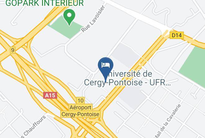 Val D Oise - Hotel Restaurant Campanile Cergy Pontoise Maps