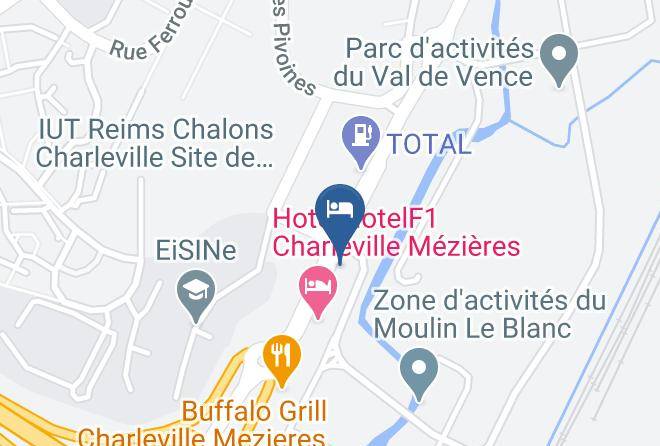 Ardennes - Hotel Restaurant Campanile Charleville Mezieres Maps