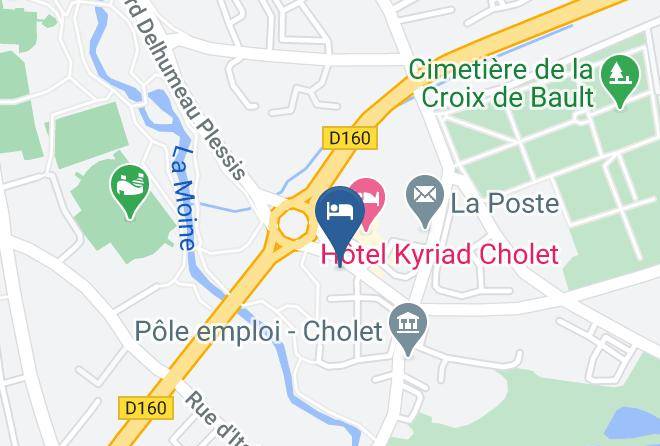 Maine Et Loire - Hotel Restaurant Campanile Cholet Maps