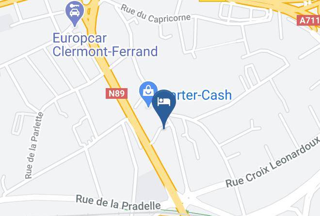 Hotel Restaurant Campanile Clermont Ferrand Le Brezet Map