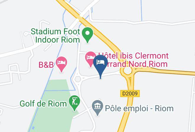 Puy De Dome - Hotel Restaurant Campanile Clermont Ferrand Riom Maps