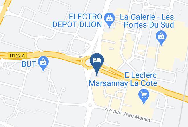 Hotel Restaurant Campanile Dijon Sud Marsannay Map
