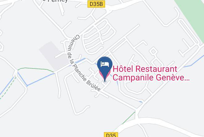Hotel Restaurant Campanile Geneve Aeroport Palexpo Map