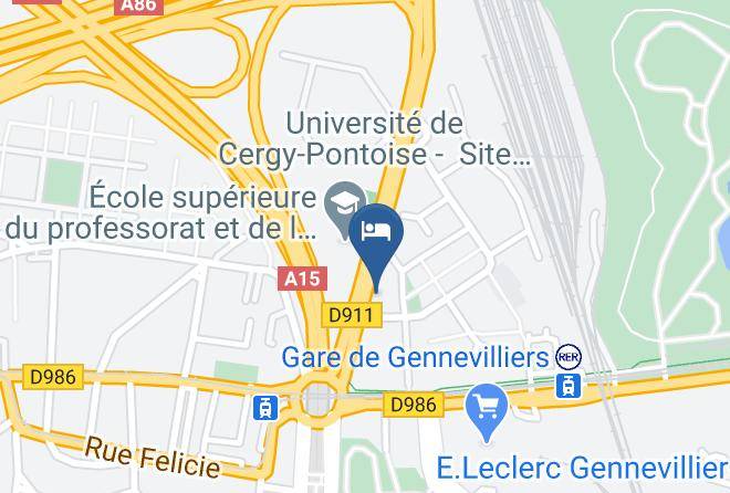 Hauts De Seine - Hotel Campanile Paris Ouest Gennevilliers Barbanniers Maps