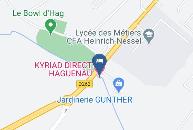 Bas Rhin - Kyriad Direct Haguenau Maps