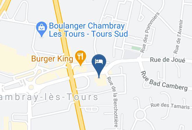 Indre Et Loire - Hotel Restaurant Campanile Tours Chambray Les Tours Maps