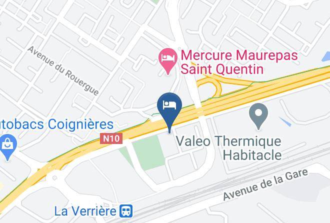 Yvelines - Hotel Restaurant Campanile La Verriere Maps