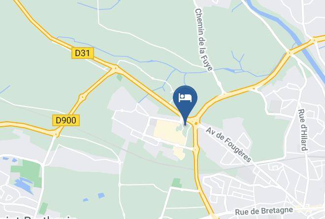 Mayenne - Hotel Restaurant Campanile Laval Ouest Maps