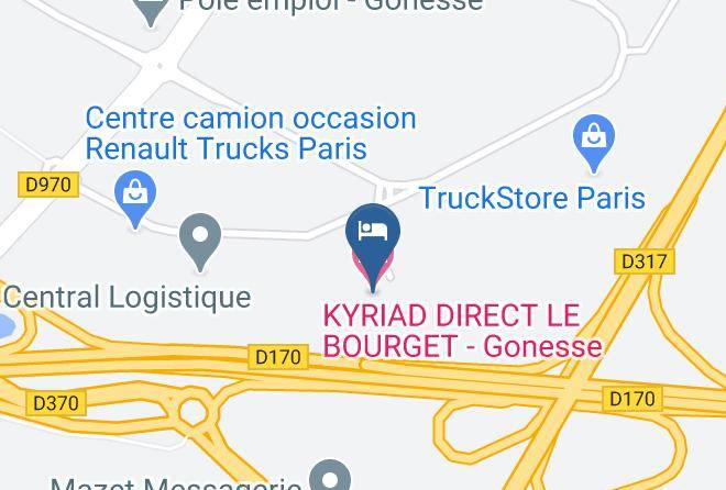Val D Oise - Kyriad Direct Le Bourget Gonesse Maps