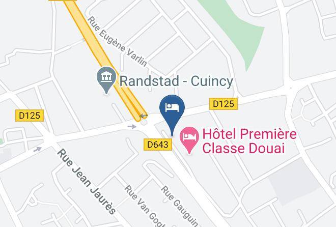 Nord - Hotel Campanile Lille Sud Douai Cuincy Maps