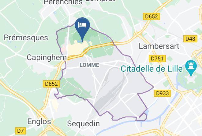 Nord - Hotel Restaurant Campanile Lille Ouest Lomme Maps