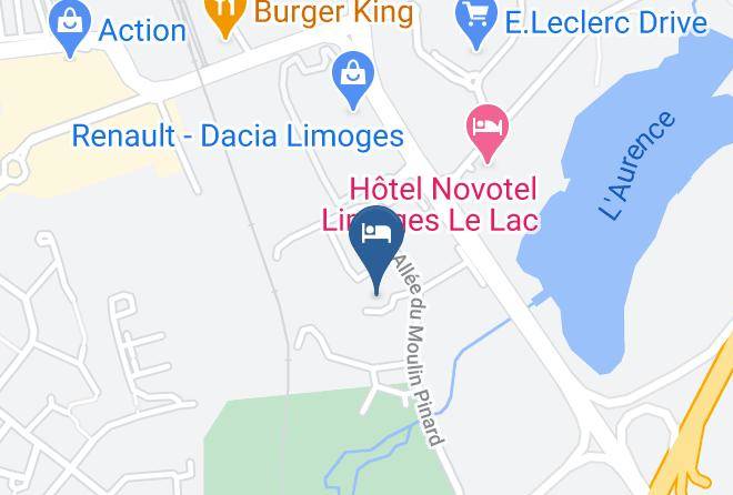 Haute Vienne - Hotel Restaurant Campanile Limoges Nord Maps