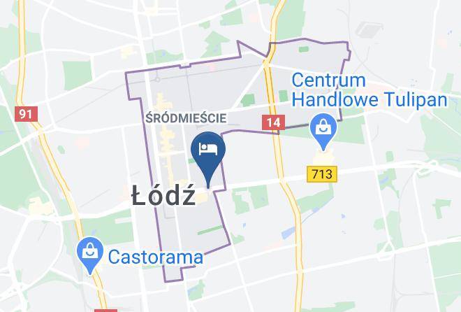 Lodz - Hotel Restaurant Campanile Lodz Maps