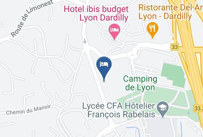 Rhone - Hotel Restaurant Campanile Lyon Dardilly Maps