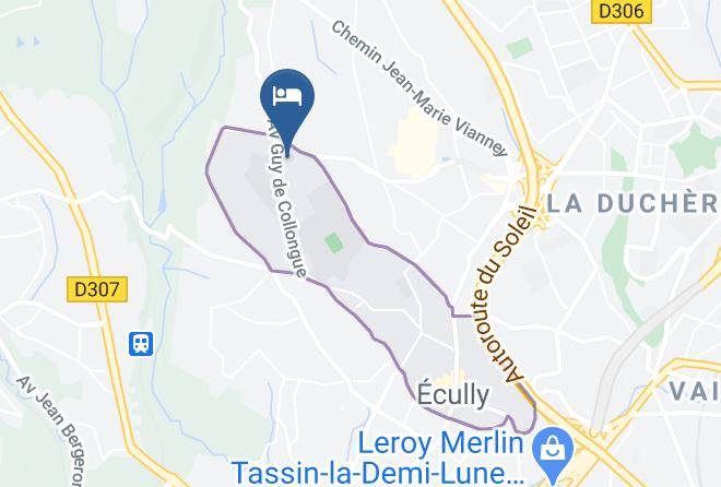 Rhone - Hotel Restaurant Campanile Lyon Ecully Maps