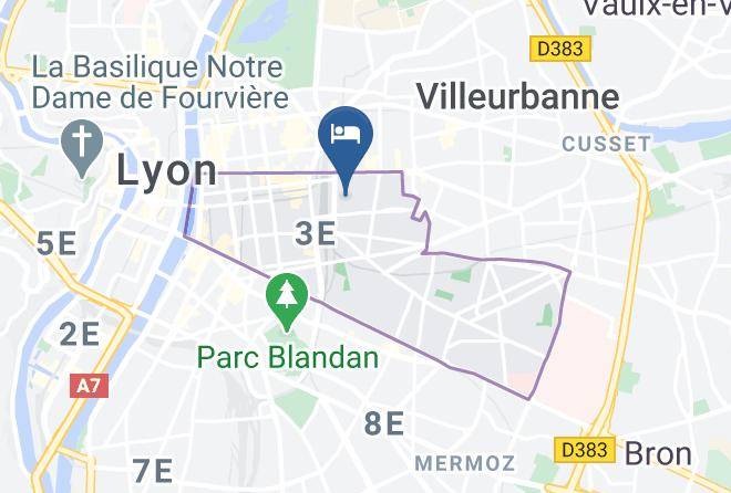 Rhone - Hotel Restaurant Campanile Lyon Gare Part Dieu Maps