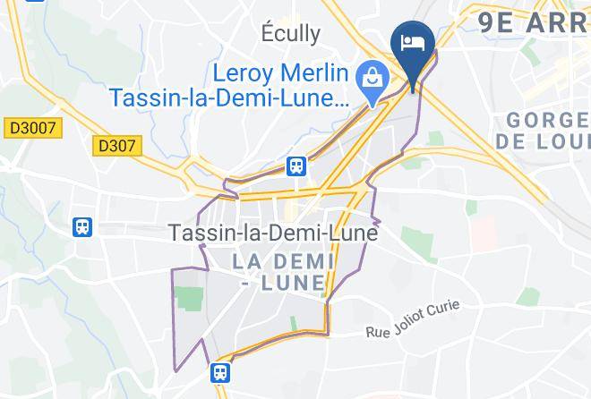 Rhone - Hotel Restaurant Campanile Lyon Ouest Tassin Maps