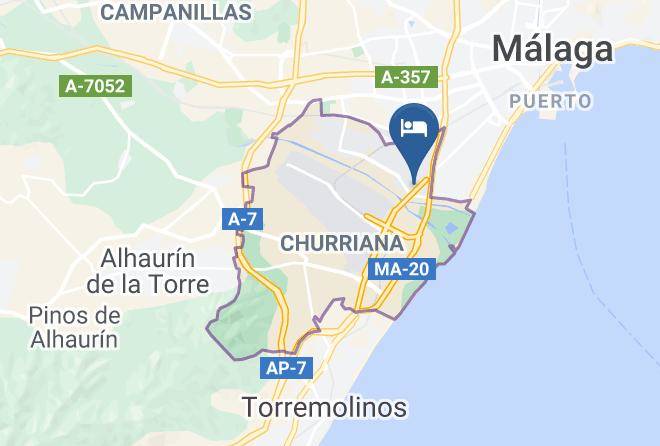 Malaga - Hotel Restaurante Campanile Malaga Airport Maps