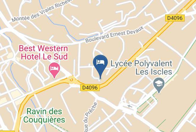 Alpes De Haute Provence - Hotel Restaurant Campanile Manosque Maps