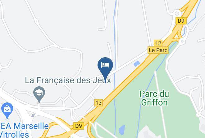 Bouches Du Rhone - Hotel Restaurant Campanile Marseille Vitrolles Griffon Maps