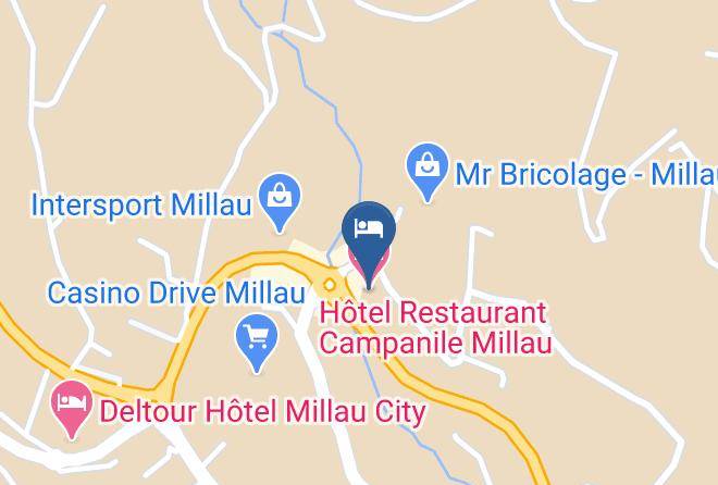 Aveyron - Hotel Restaurant Campanile Millau Maps