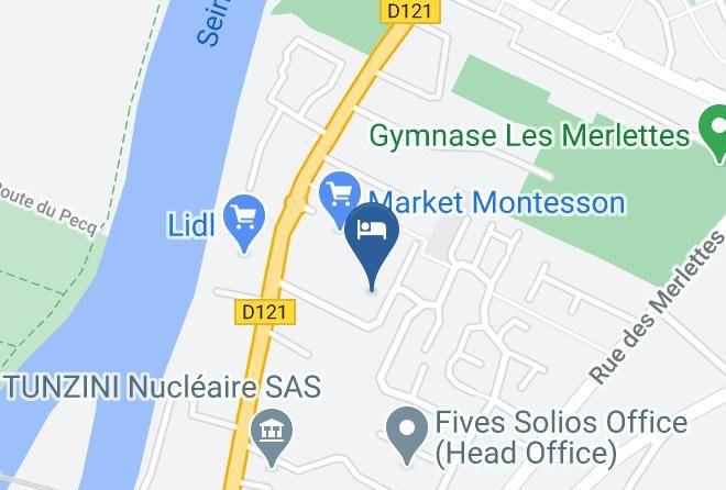 Yvelines - Hotel Restaurant Campanile Montesson Maps