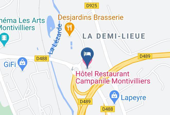 Seine Maritime - Hotel Campanile Le Havre Nord Montivilliers Maps