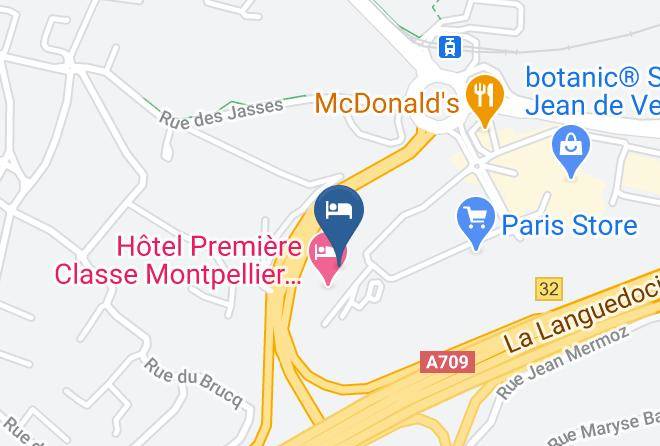 Herault - Hotel Restaurant Campanile Montpellier Ouest Saint Jean De Vedas Maps