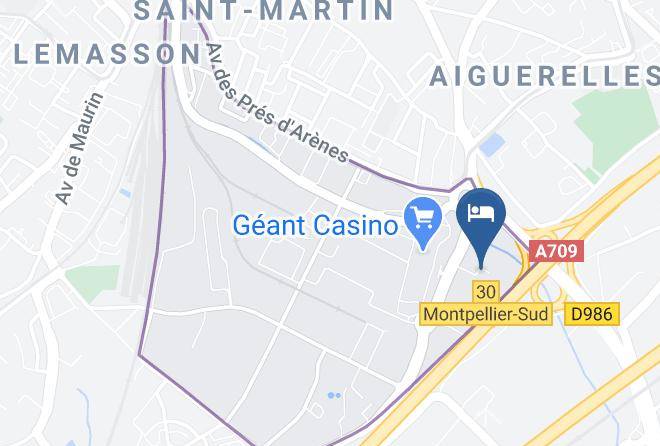 Herault - Hotel Restaurant Campanile Montpellier Sud Maps
