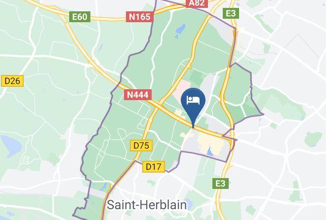 Loire Atlantique - Hotel Restaurant Campanile Nantes Saint Herblain Maps