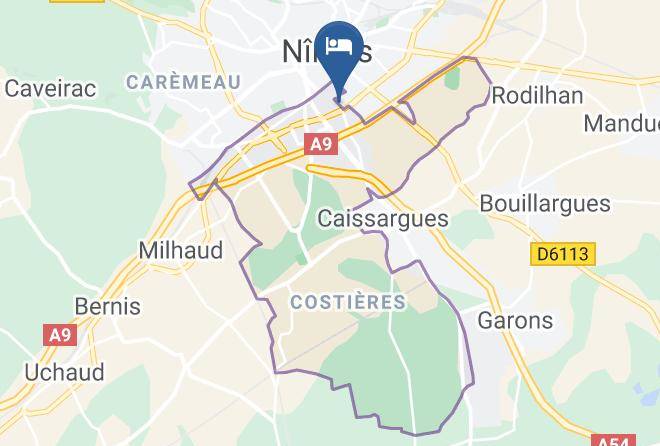 Gard - Hotel Restaurant Campanile Nimes Centre Maps