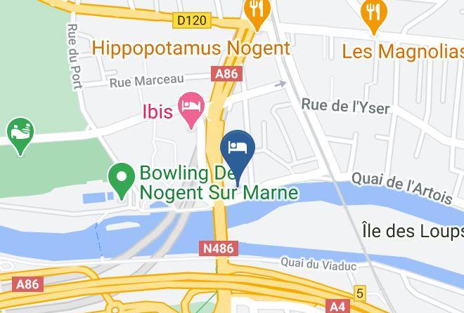 Val De Marne - Hotel Restaurant Campanile Nogent Sur Marne Maps