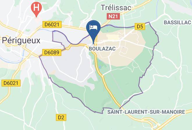 Dordogne - Hotel Restaurant Campanile Perigueux Maps