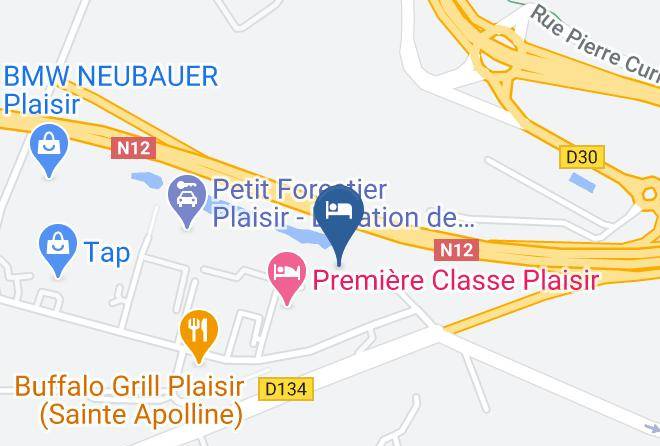 Yvelines - Hotel Restaurant Campanile Plaisir Saint Quentin En Yvelines Maps