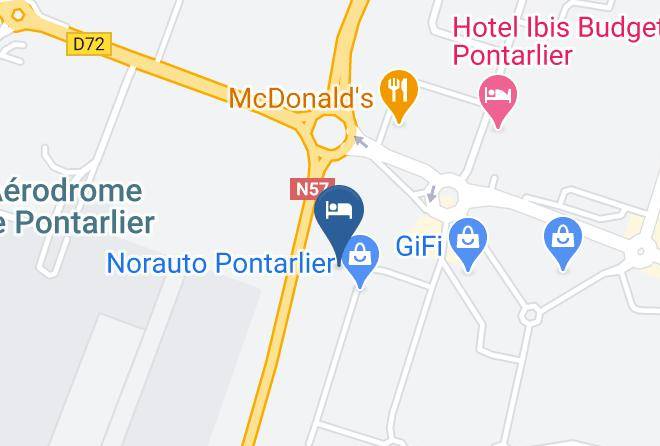 Doubs - Hotel Restaurant Campanile Pontarlier Maps
