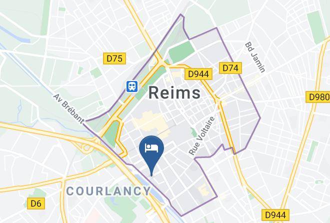 Marne - Hotel Restaurant Campanile Reims Cathedrale Maps