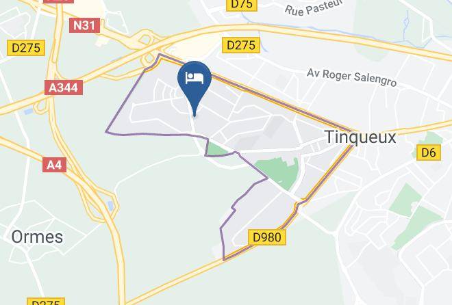 Marne - Hotel Restaurant Campanile Reims Ouest Tinqueux Maps