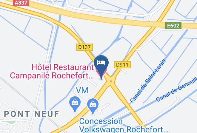 Charente Maritime - Hotel Rochefort Sur Mer Maps