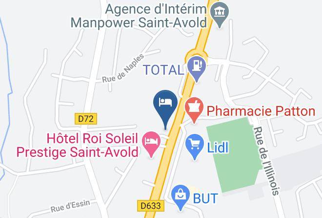 Moselle - Hotel Restaurant Campanile Saint Avold Maps