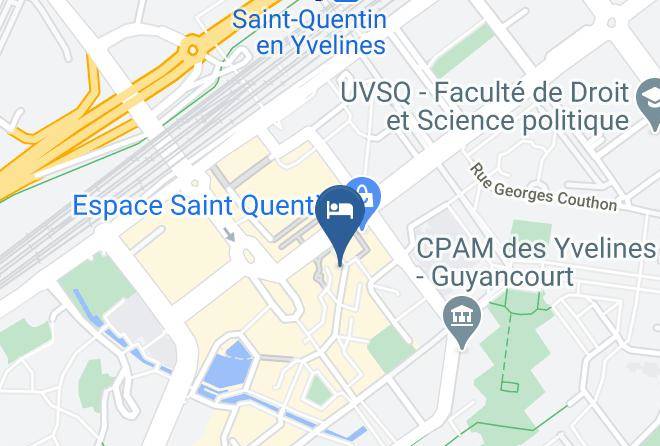 Yvelines - Hotel Restaurant Campanile Saint Quentin En Yvelines Maps